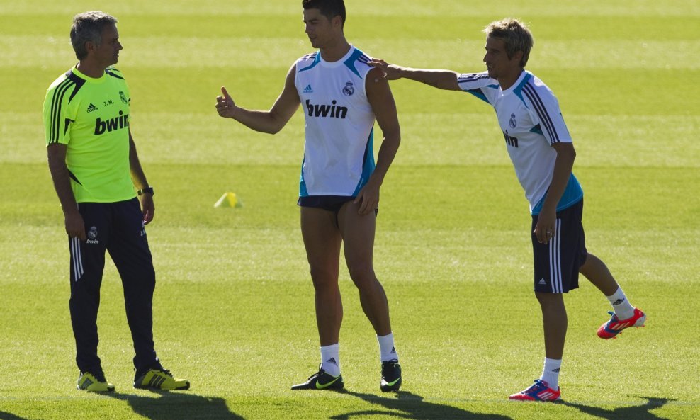 Jose Mourinho i Cristiano Ronaldo