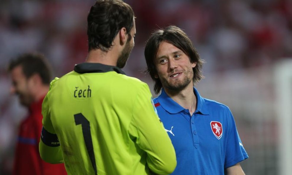 Petr Cech 2011 Tomas Rosicky