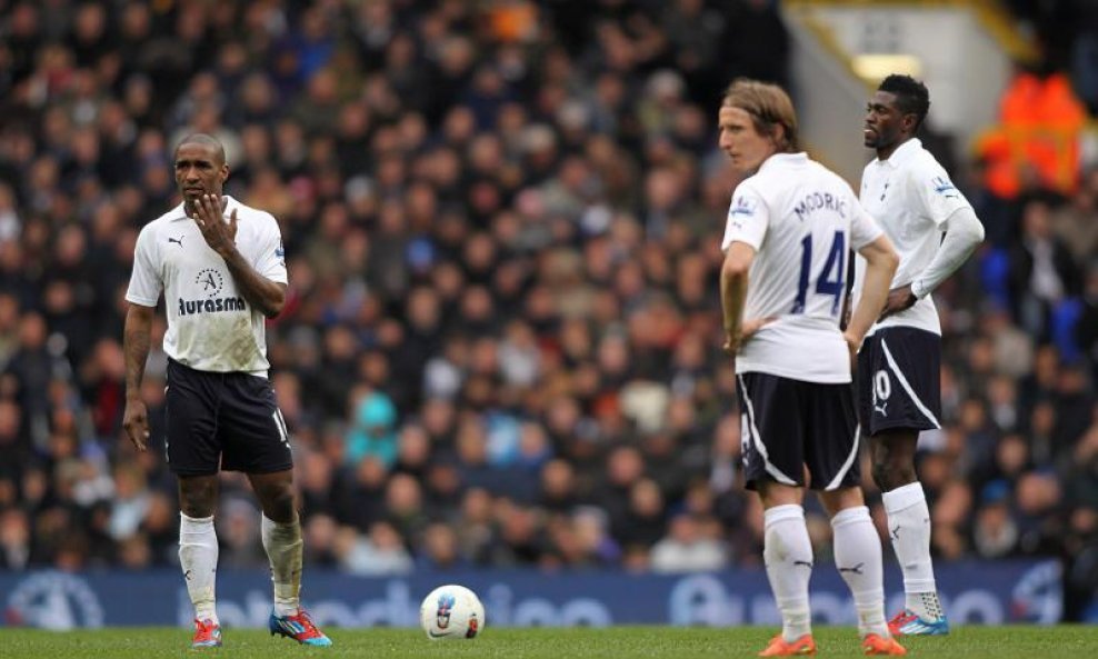 Tottenham Hotspur 2012 Luka Modrić Emmanuel Adebayor Jermain Defoe