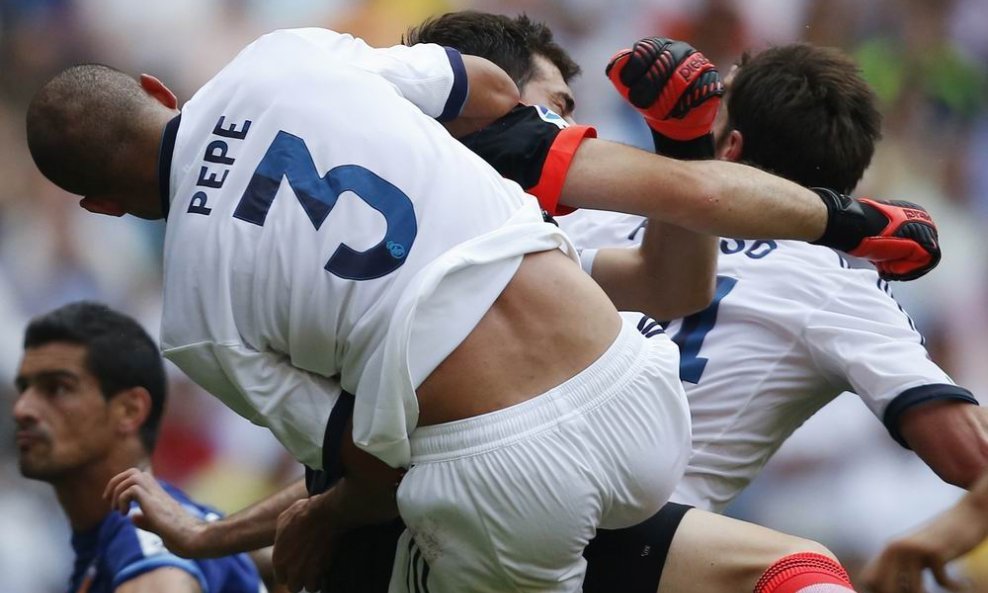 Iker Casillas Pepe sudar