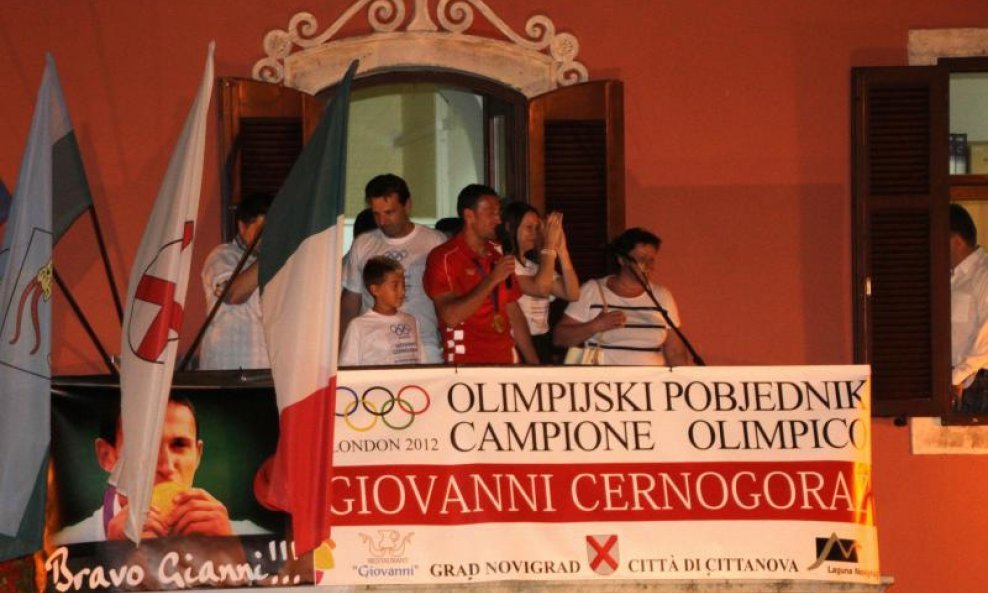 Giovannija Cernogoraza u svom rodnom gradu dočekalo je preko 2000 građana Novigrada