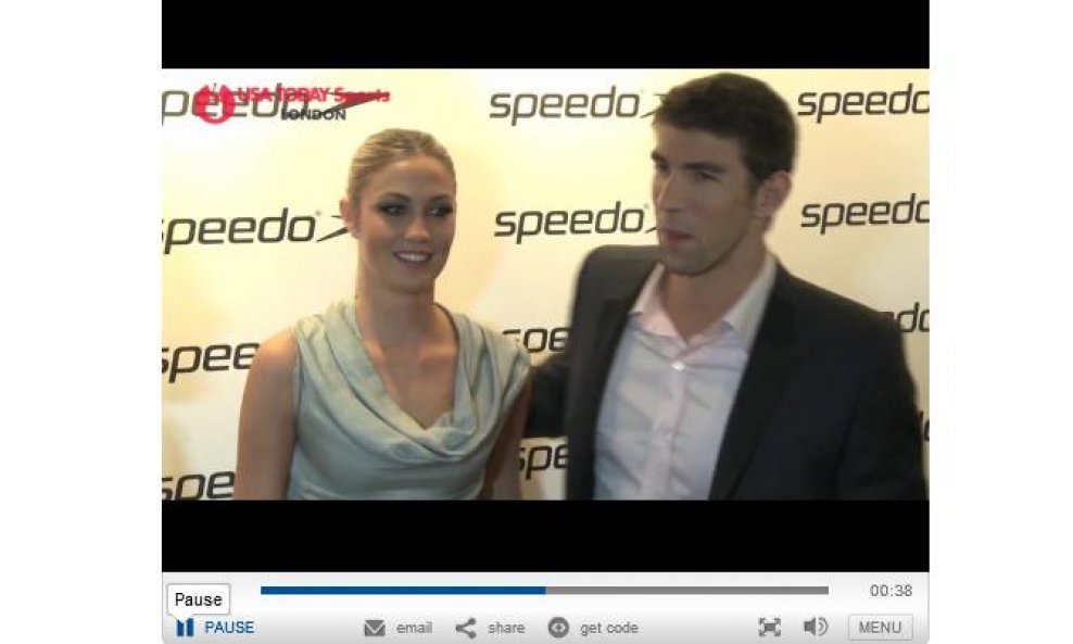 Megan Rossee i Michael Phelps