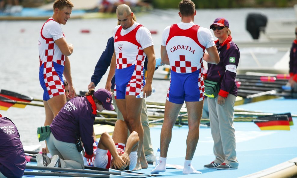 Hrvatski četverac nakon utrke