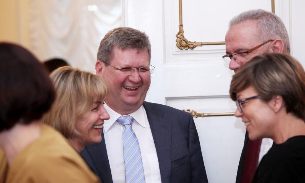 Vesna Pusić, Mirando Mrsić i Neven Mimica