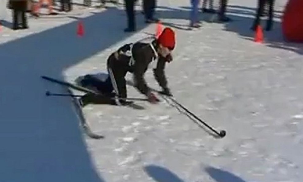 Iznenađenje čeka na kraju utrke u skijaškom trčanju