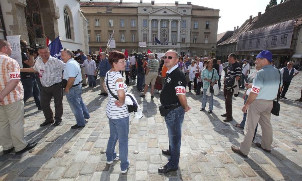 Prosvjed radnika tvrtke RIZ Odašiljači (22)