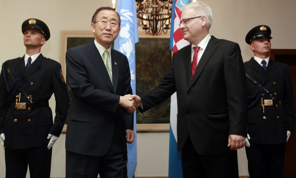 Ban Ki-moon i Ivo Josipović