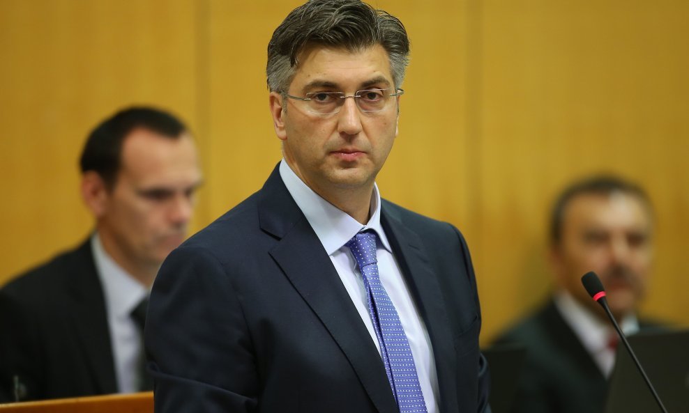 Andrej Plenković u Saboru