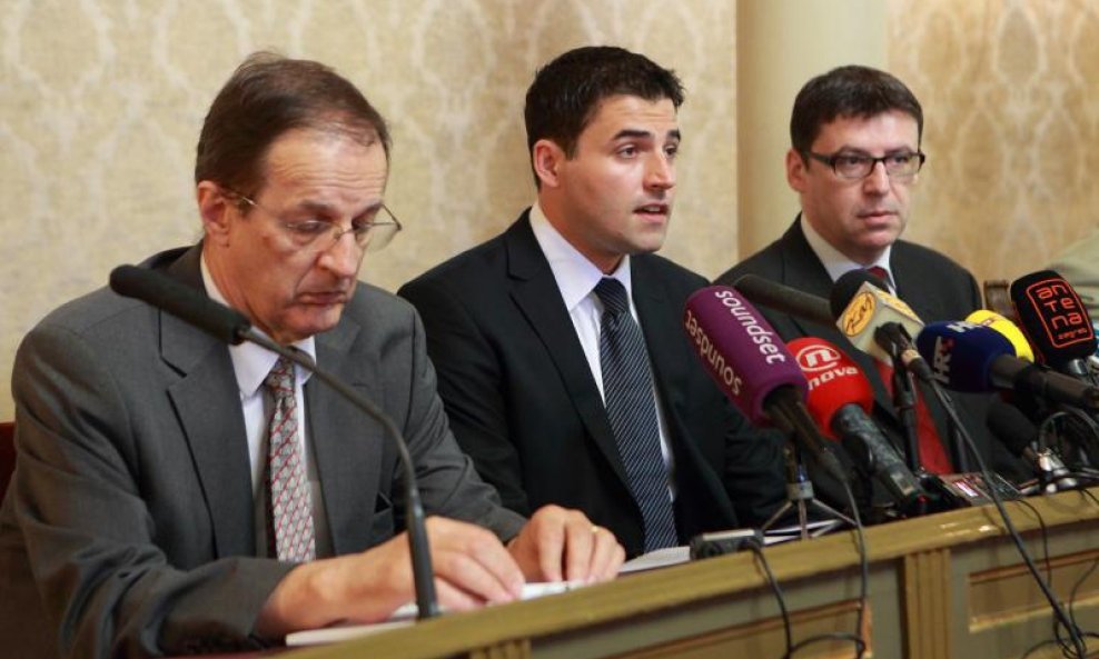 Aleksa Bjeliš, Davor Bernardić i Željko Jovanović
