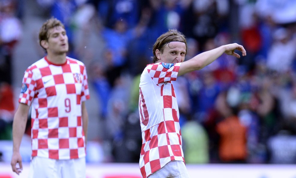 Luka Modrić Nikica Jelavić