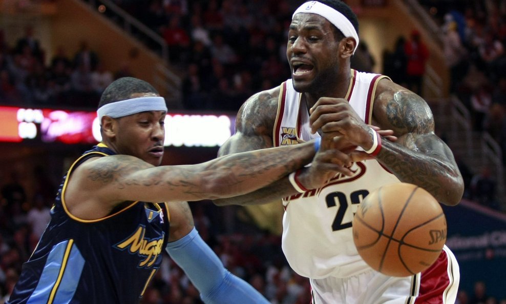 LeBron James i Carmelo Anthony