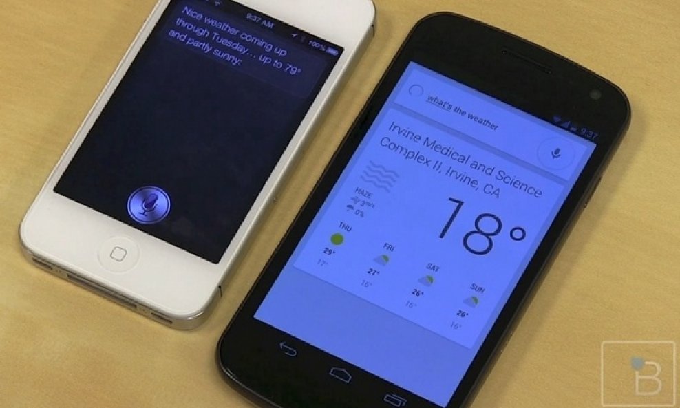 Google vs Siri