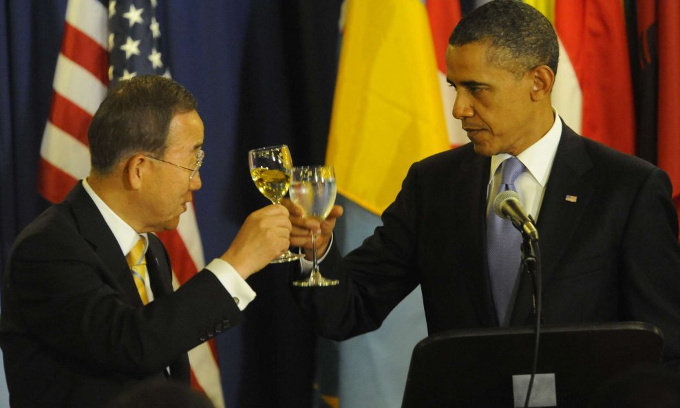 Ban Ki-moon i Barack Obama
