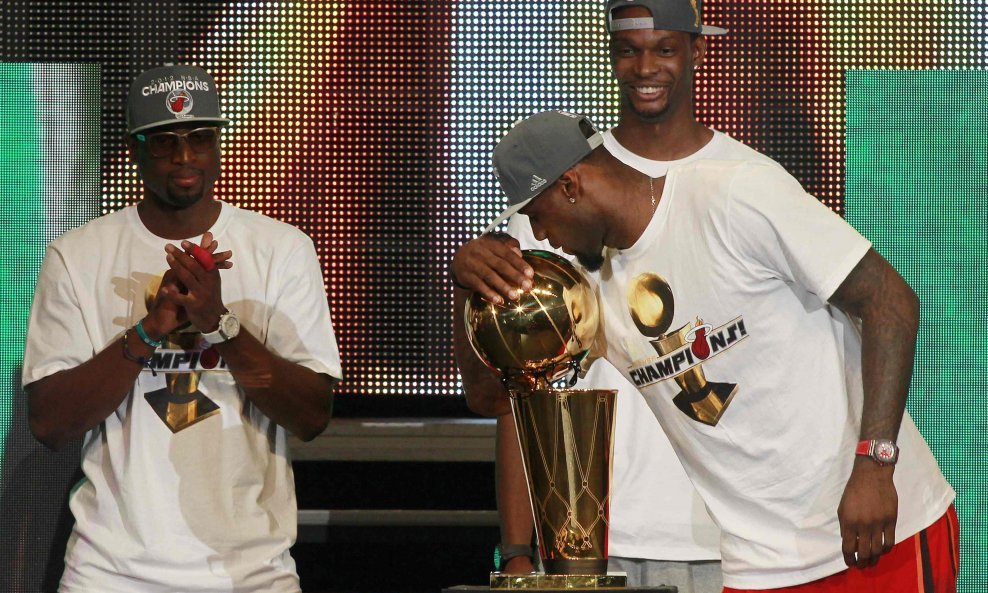 LeBron James, Dwyane Wade i Chris Bosh