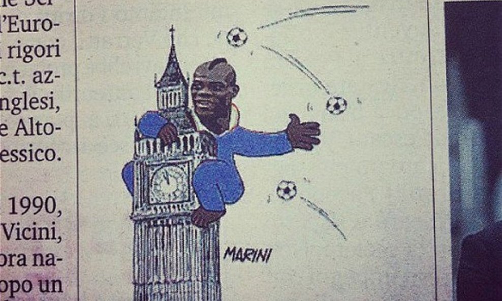 Balotelli - karikatura
