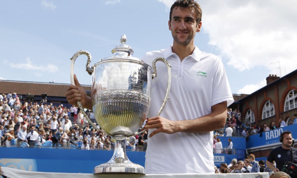 Marin Čilić trofej Queens Club