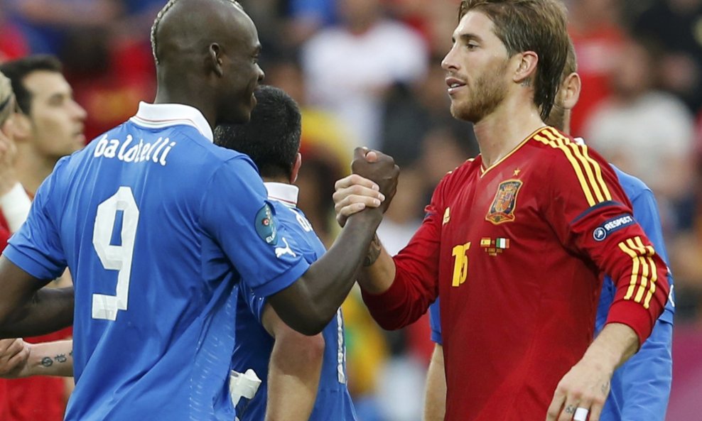 Mario Balotelli i Sergio Ramos