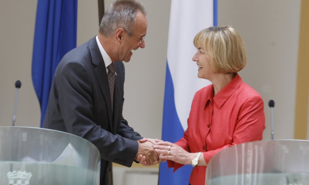 Paul Vandoren i Vesna Pusić