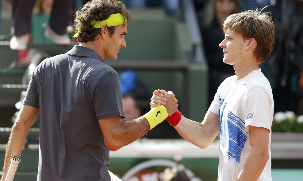David Goffin  Roger Federer