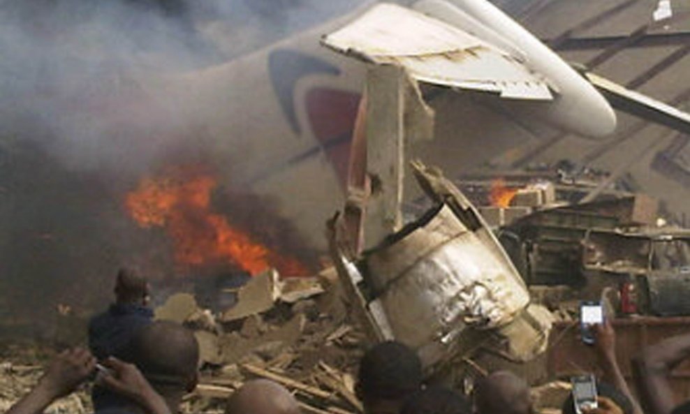 nigerija, pad zrakoplova