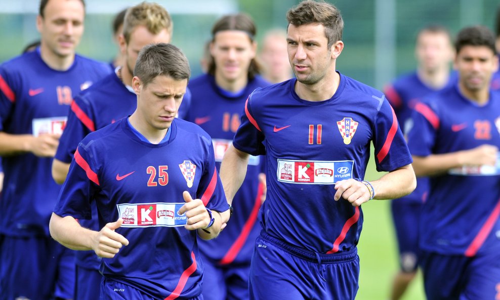 Darijo Srna, Gordon Schildenfeld, Ivo Iličević, trening