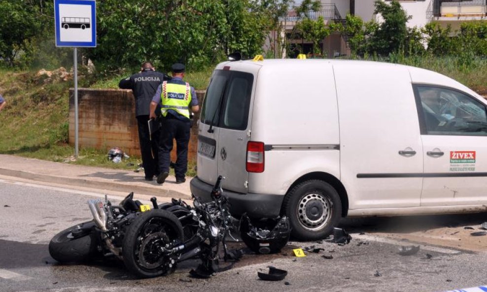 Motocikl prometna nesreća