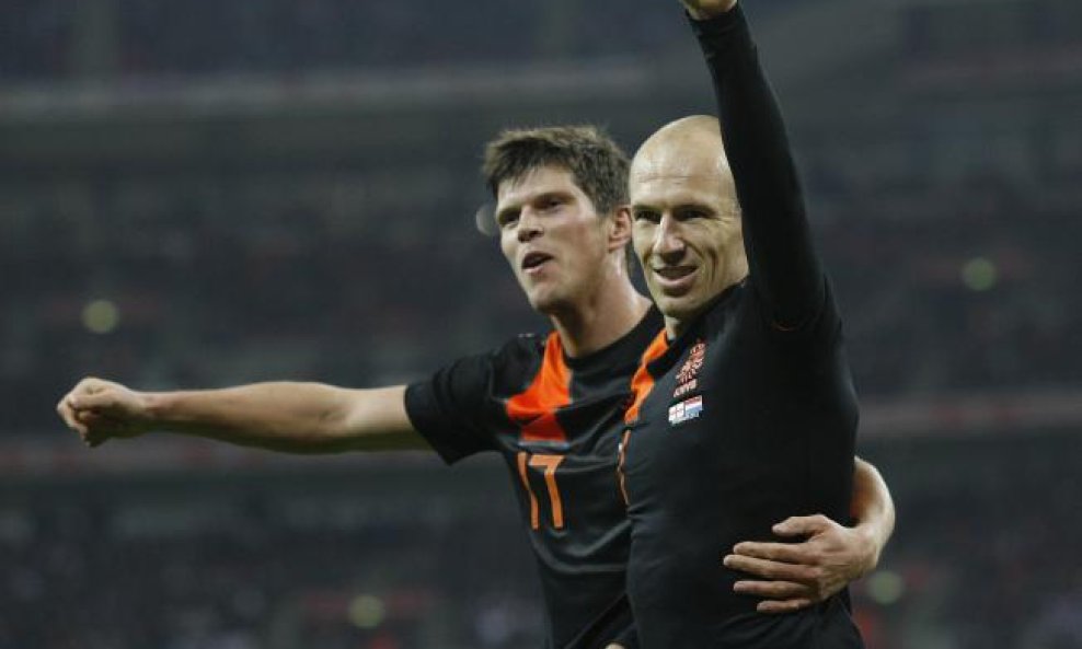 Arjen Robben Nizozemska 2012 Klass-Jan Huntelaar