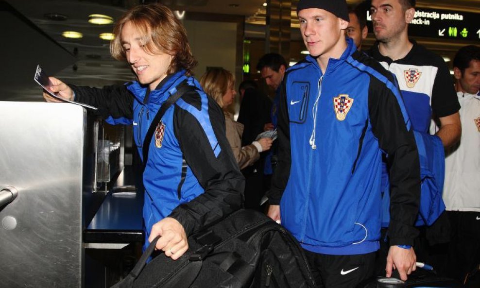 Luka Modrić i Domagoj Vida