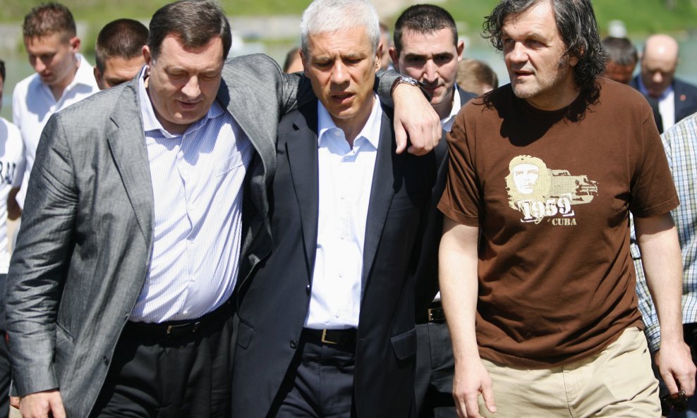 Milorad Dodik, Boris Tadić i Emir Kusturica