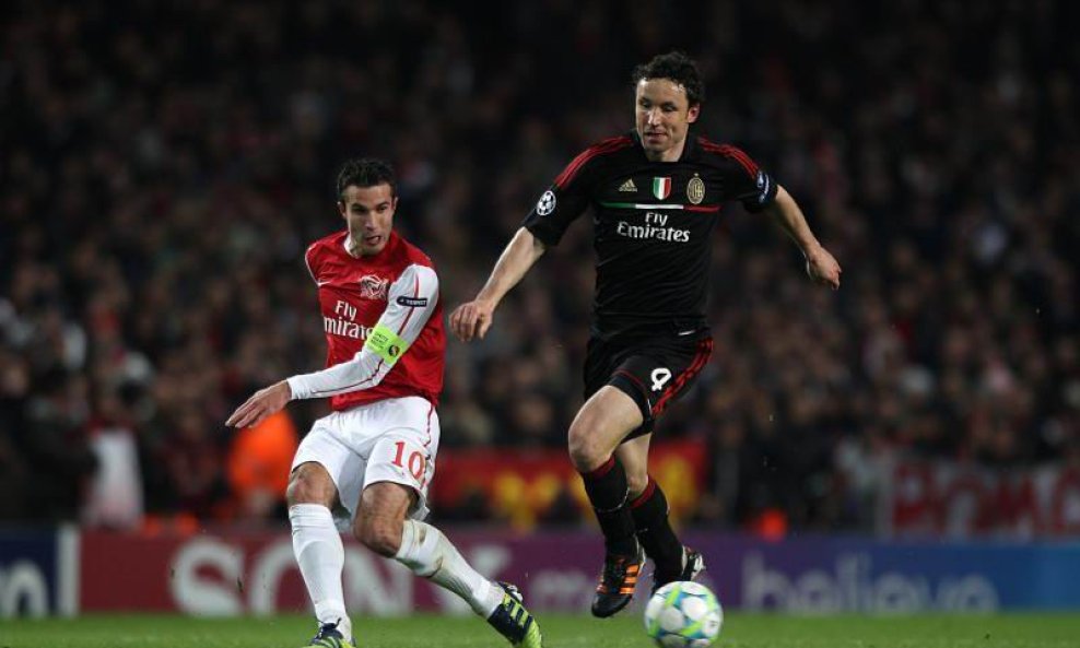 Robin van Persie (l) i Mark Van Bommel