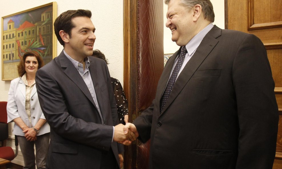 Evangelos Venizelos i  Aleksis Tsipras