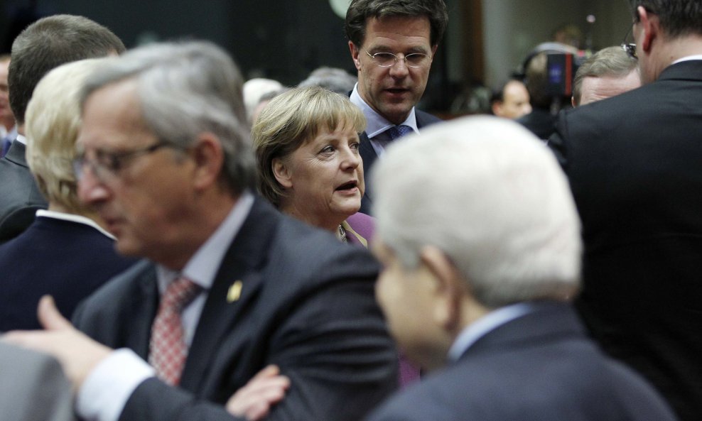 Angela Merkel na početku EU summita