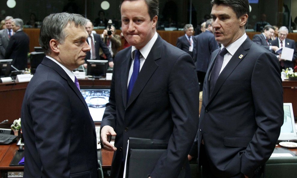 Viktor Orban, David Cameron i Zoran Milanović