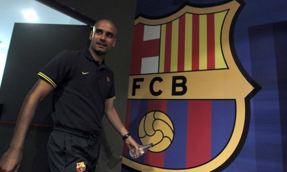 Trener Barcelone Pep Guardiola