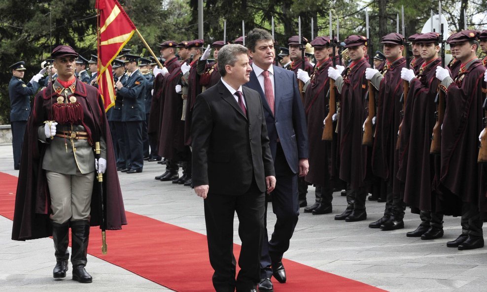 Đorđi Ivanov i Bamir Topi, predsjednici Makedonije i Albanije
