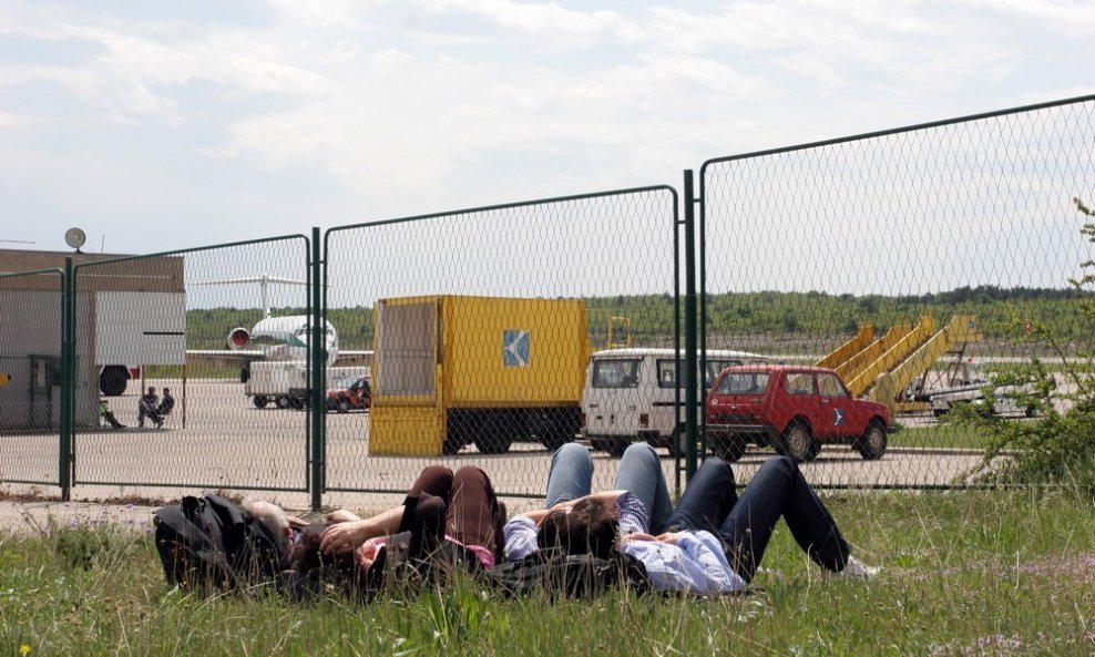 Aerodrom Rijeka - u isčekivanju aviona