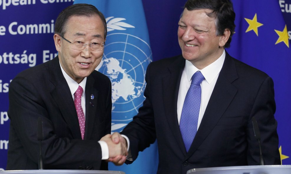 Ban Ki-moon i Jose Manuel Barroso