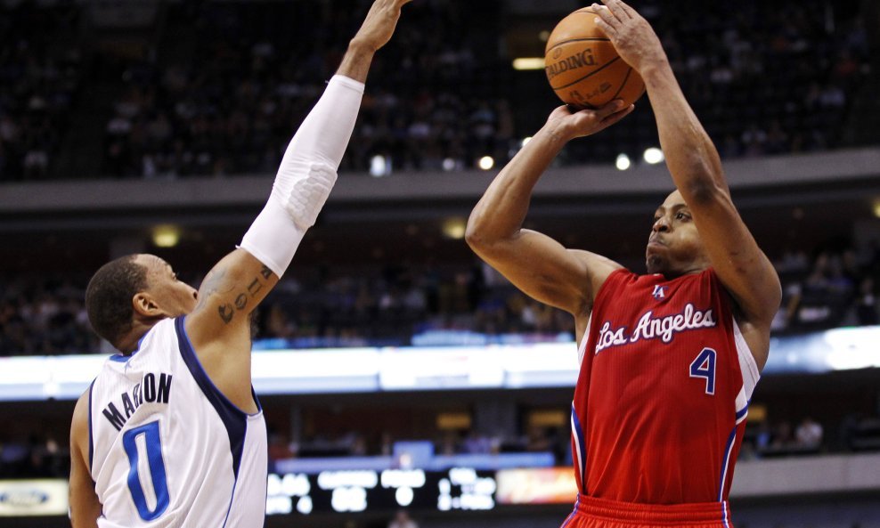 Los Angeles Clippers guard Randy Foye Dallas Mavericks Shawn Marion