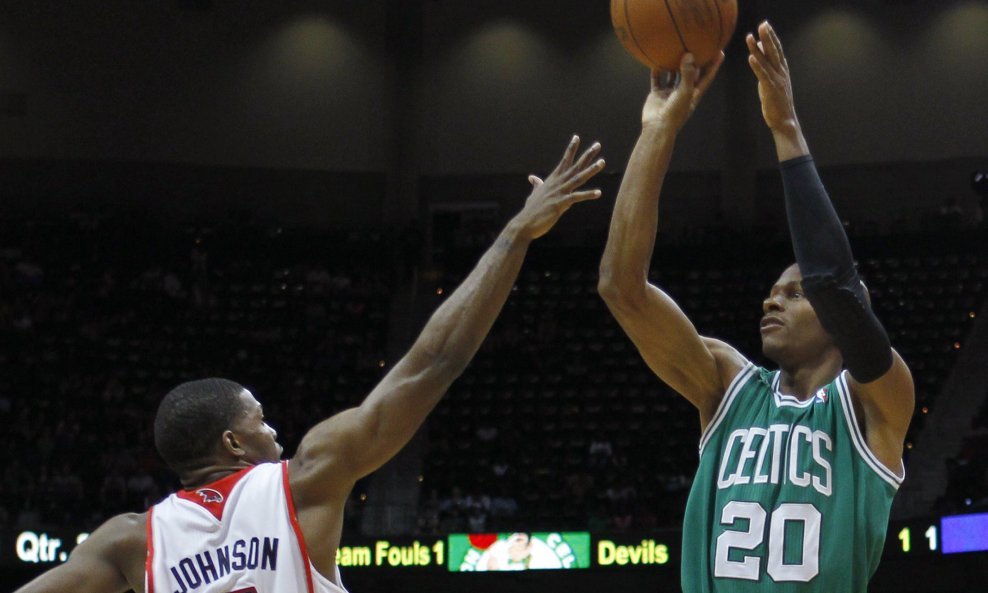 Igrač Boston Celticsa Ray Allen vs Joe Johnson