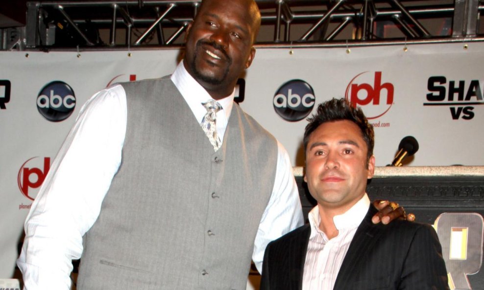 Shaquille O'Neal i Oscar De La Hoya