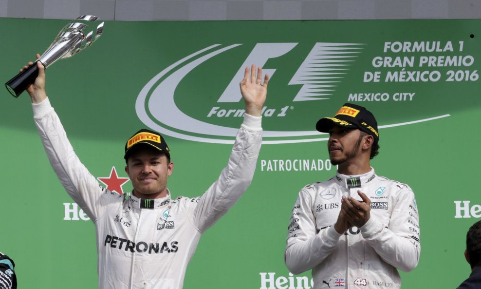 Nico Rosberg i Lewis Hamilton