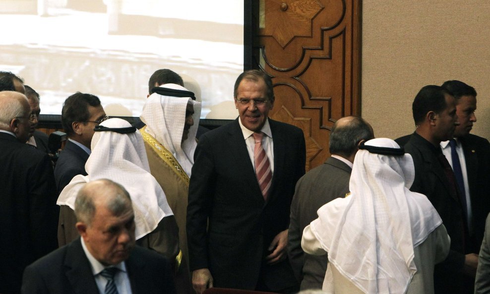 Sergej Lavrov i arapski ministri  vanjskih poslova
