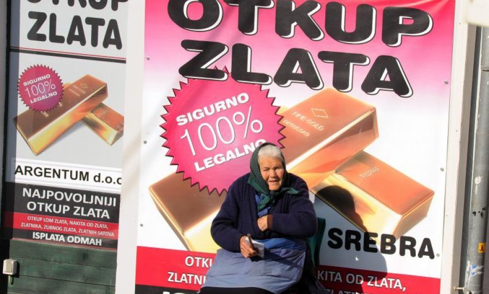 Siromaštvo starica otkup zlata