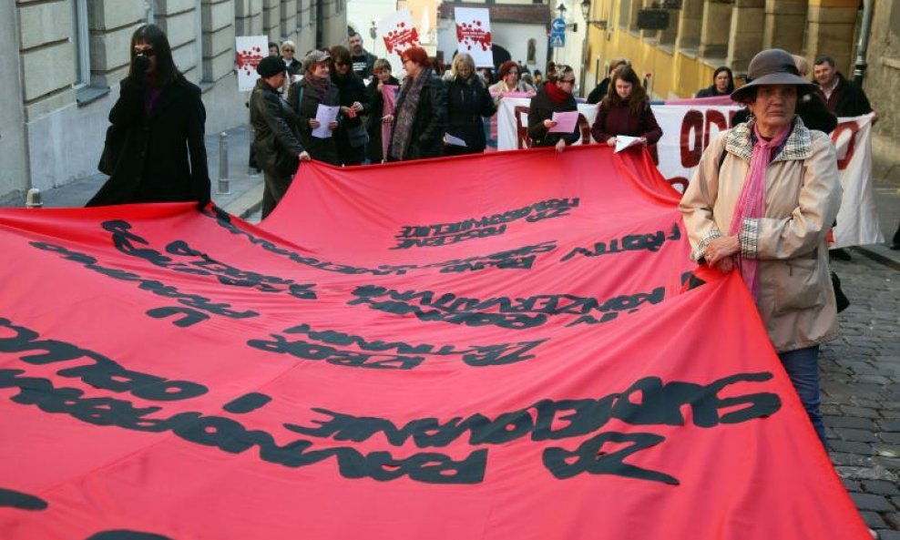 Prosvjed Ženske mreže Hrvatske (4)