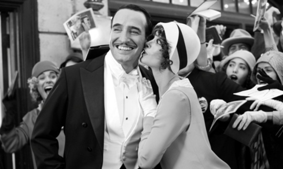 Jean Dujardin i Bérénice Bejo u prizoru iz filma 'Umjetnik' (The Artist)