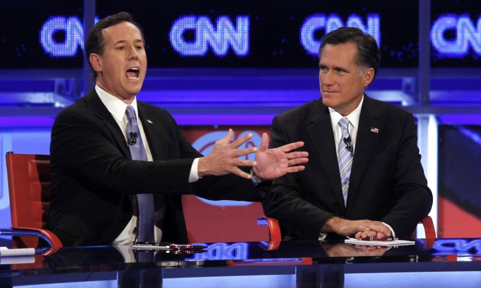 Rick Santorum i Mitt Romney