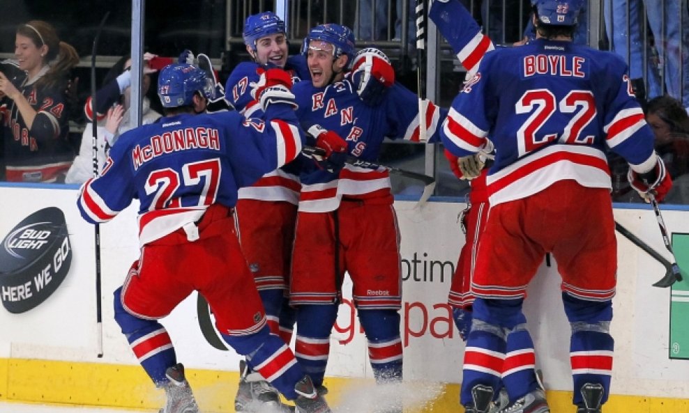 New York Rangers 2012 Ryan Callahan, Brandon Dubinsky, Ryan McDonagh, Brian Boyle