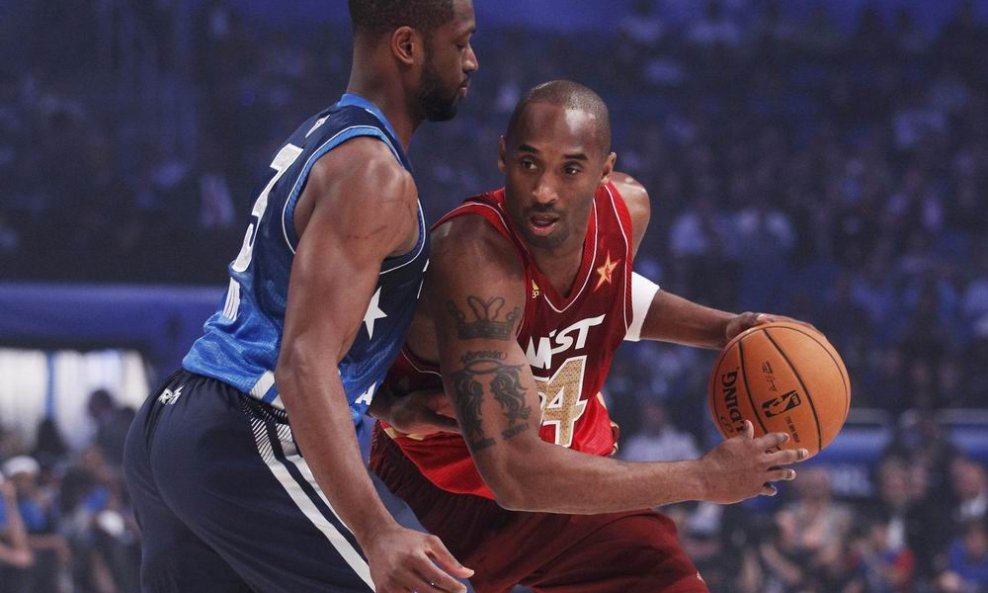 Dwyane Wade  (L) i Kobe Bryant