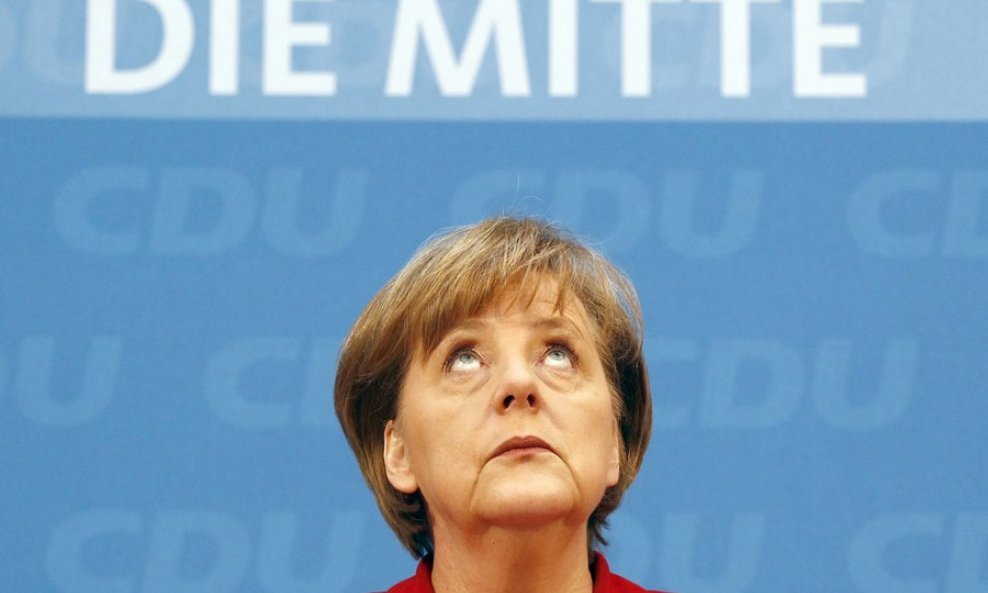 Angela Merkel die Mitte
