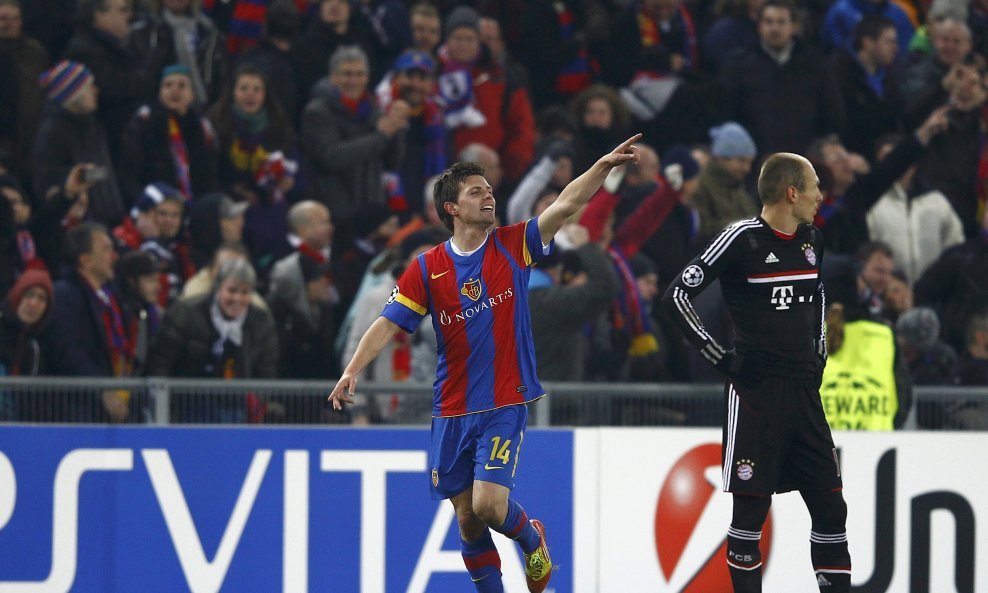 Basel - Bayern, Valentin Stocker